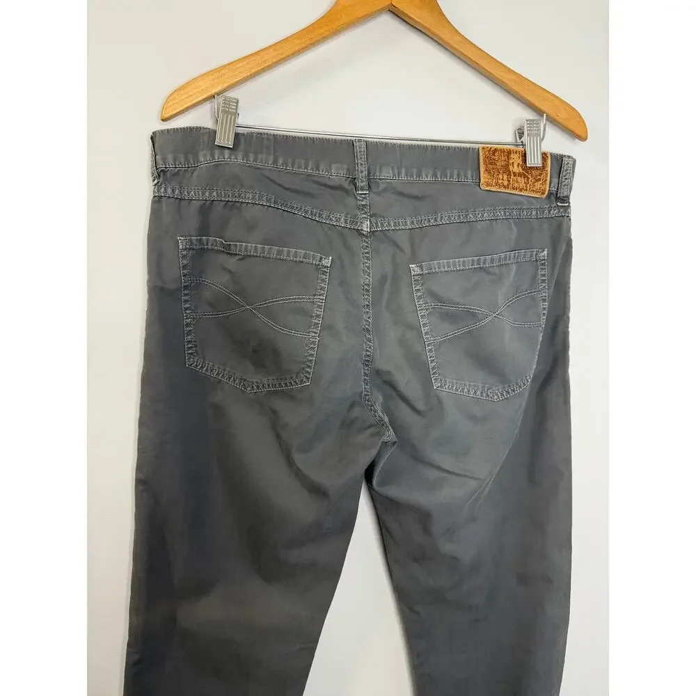 Brunello Cucinelli Men's Dyed Taupe Slim-Straight Leg Five-Pocket Pants Sz 50- M